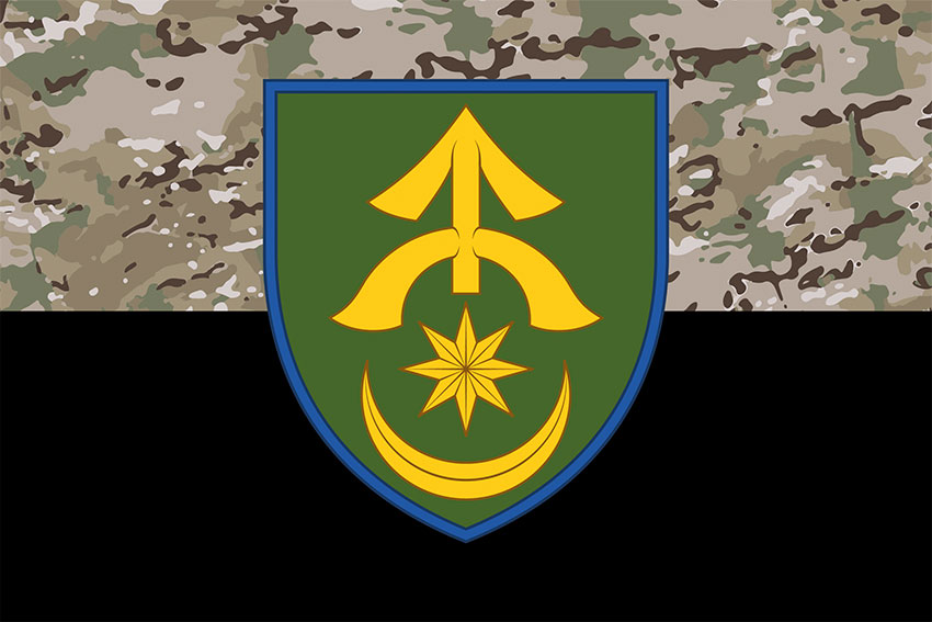 Прапор 31 окремої механізованої бригади (31 ОМБр) камуфляж чорний