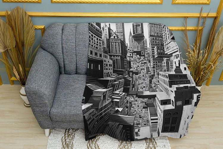 Абстрактне сіре місто Abstract gray city