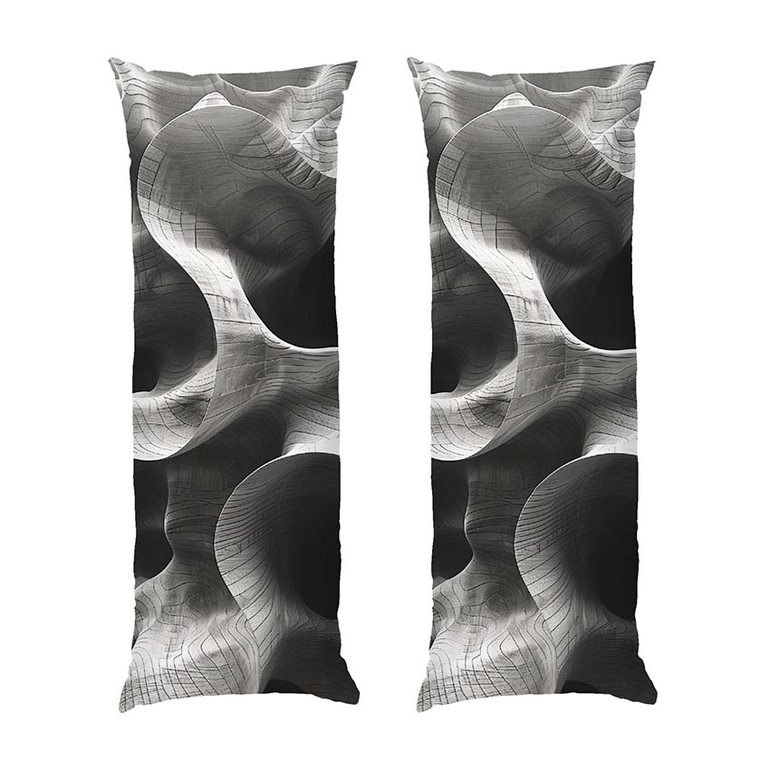 Абстрактний малюнок Сірі хвилі Gray waves Abstract drawing