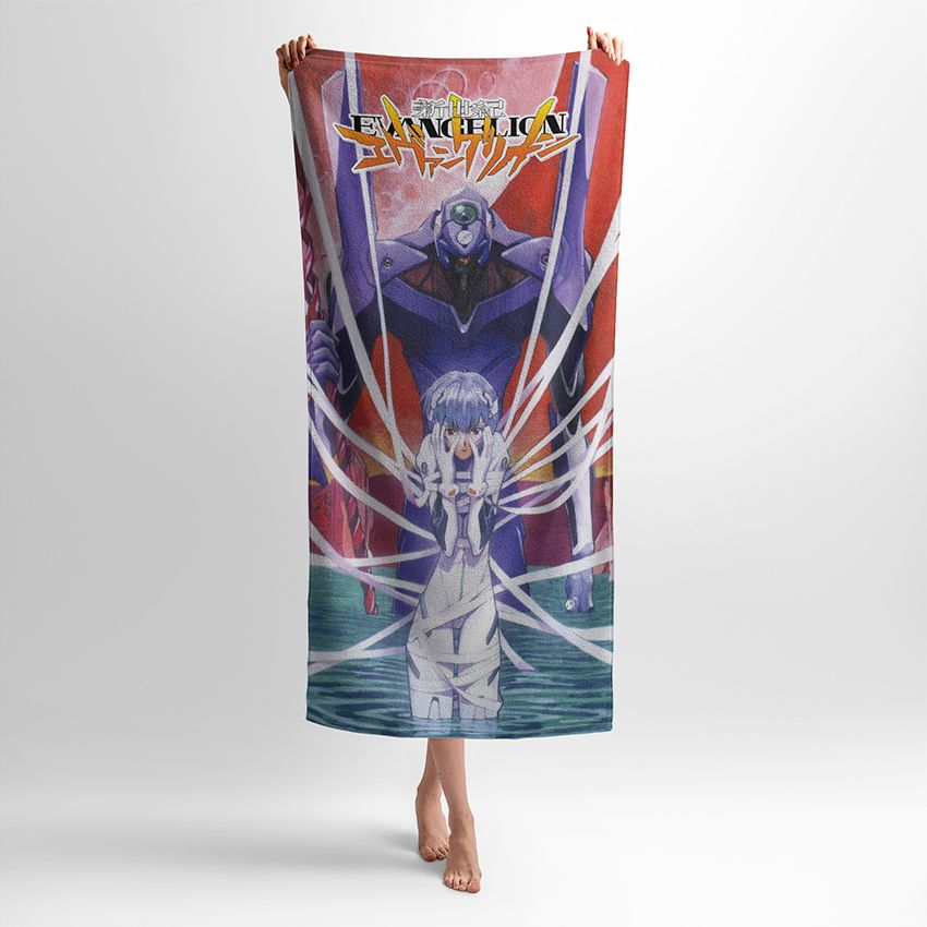 Аянамі Рей на червоному фоні Євангеліон Ayanami Rei on the red background Evangelion