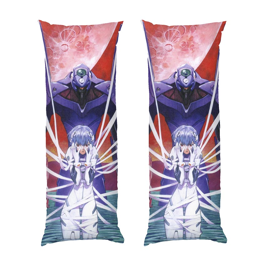 Аянамі Рей на червоному фоні Євангеліон Ayanami Rei on the red background Evangelion