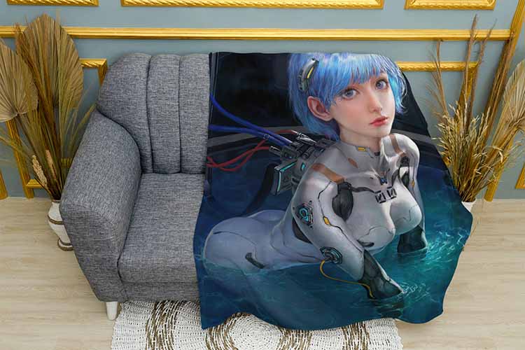 Аянамі Рей в воді Євангеліон Ayanami Rei in water Evangelion
