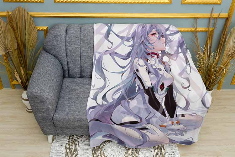 Аянамі Рей з довгим волоссям Євангеліон Ayanami Rei with long hair Evangelion