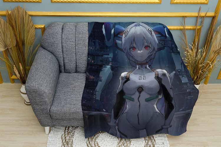 Аянамі Рей з роботом Євангеліон Ayanami Rei with robot Evangelion