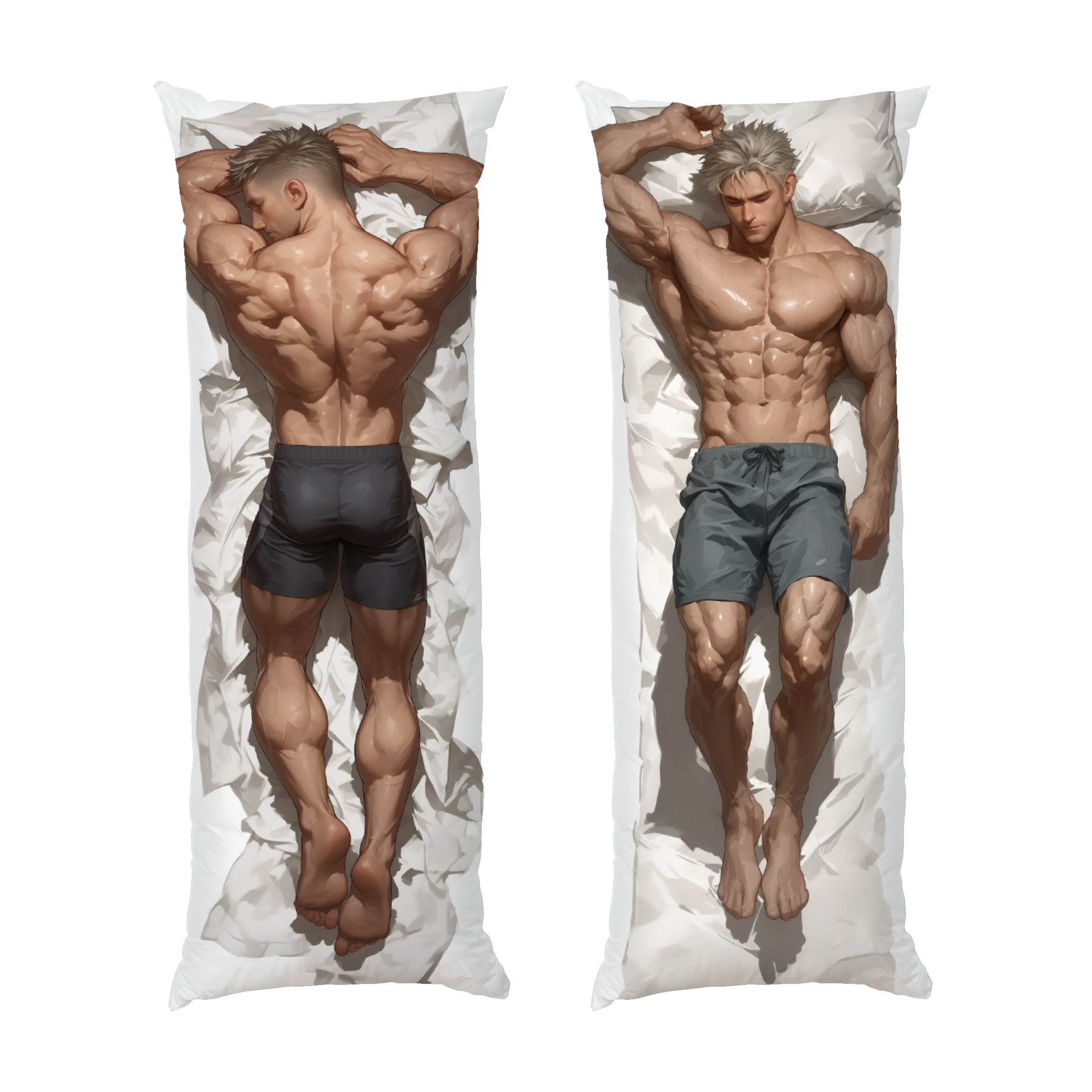 Аніме стиль Мускулистий чоловік Anime style Muscular man