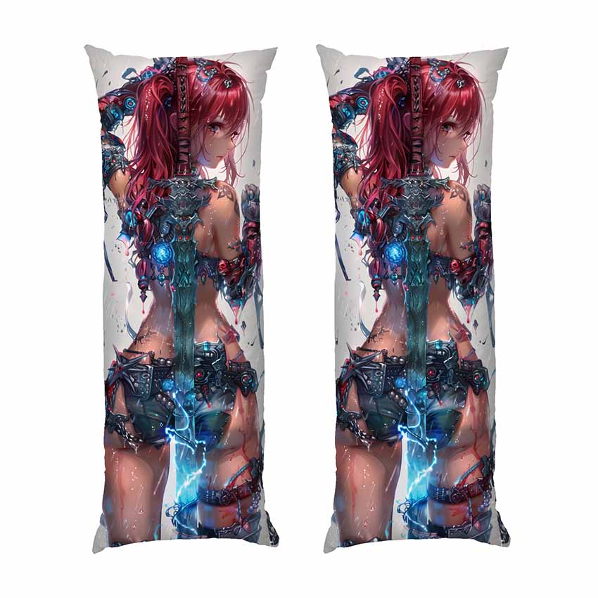 Аніме Дівчина з рожевим волоссям Меч Аnime Girl with pink hair Sword