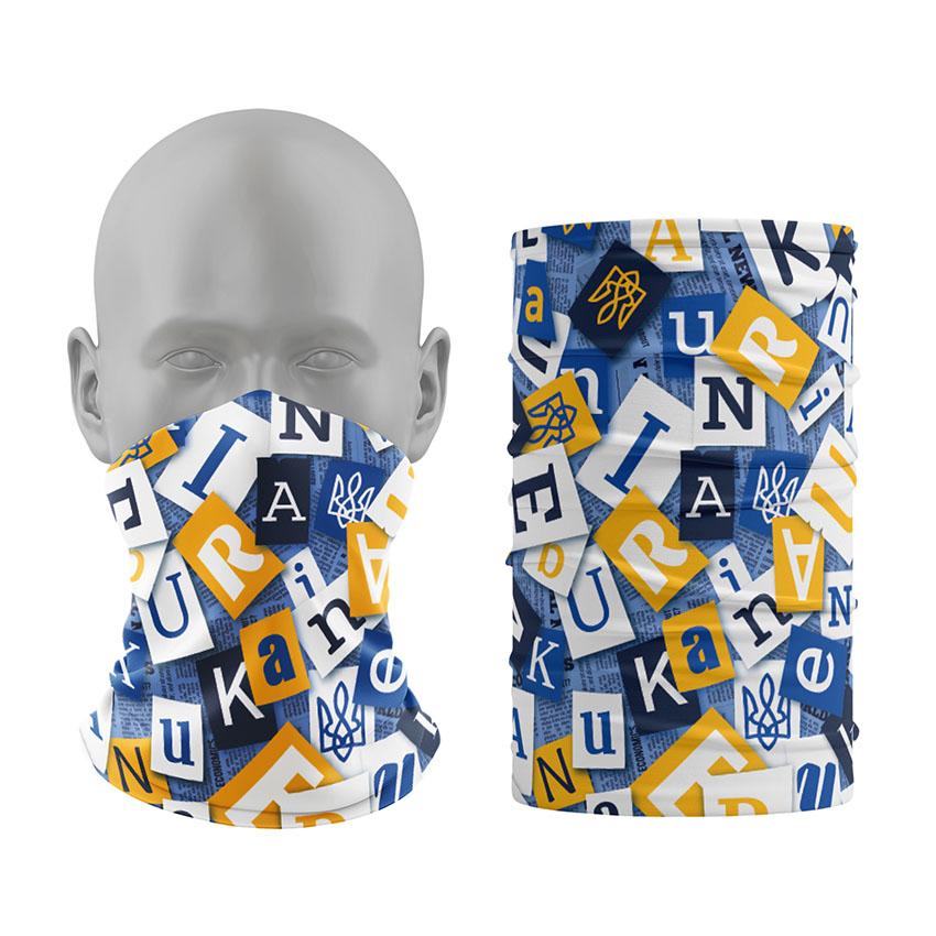 Баф Українська абетка Синя