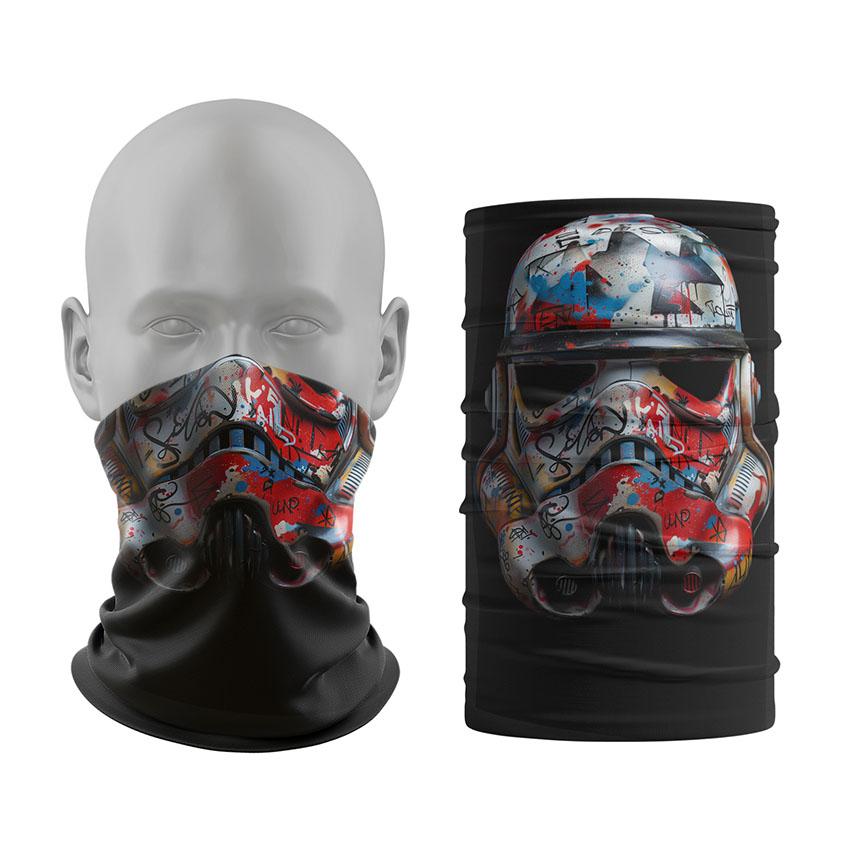 Баф Зоряні війни Шолом штурмовика з графіті