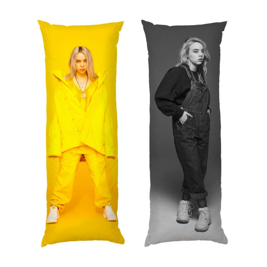 Біллі Айліш у чорно жовтих кольорах Billie Eilish