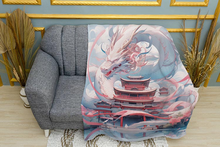 Білий дракон захисник Аніме стиль White dragon protector Anime style