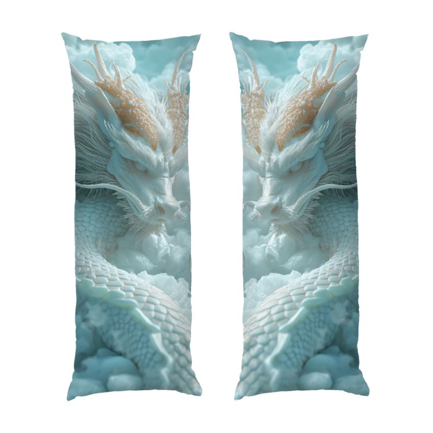 Білий рогатий дракон White horned dragon