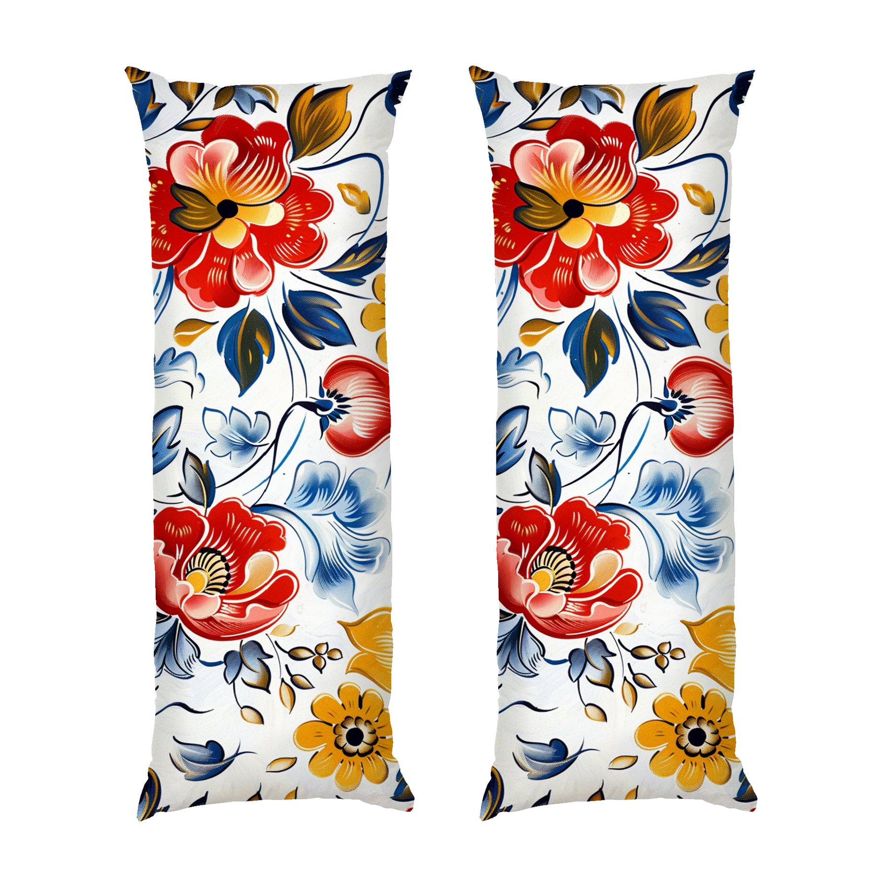 Червоні квіти Петриківський розпис Red flowers Petrykiv painting