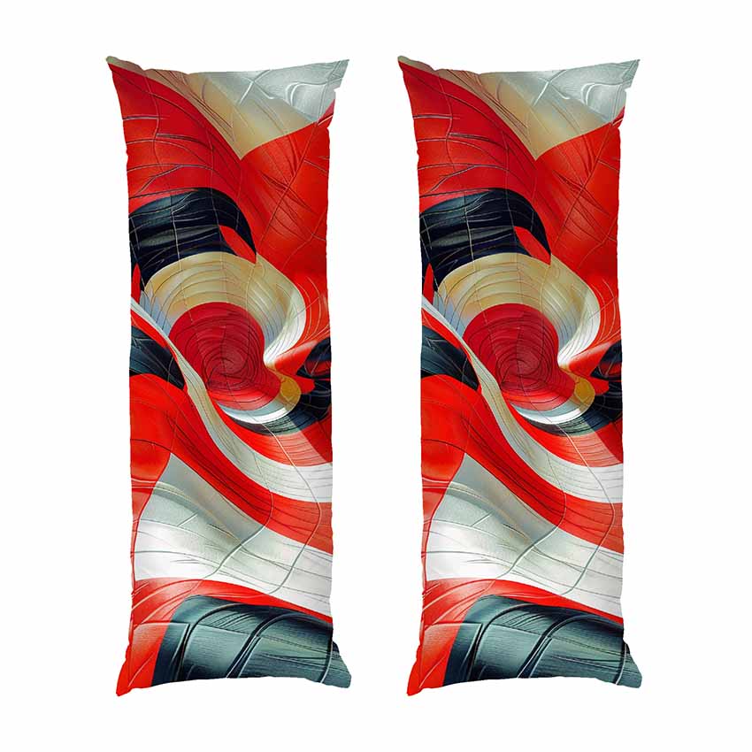 Червоний абстрактний малюнок Red abstract pattern