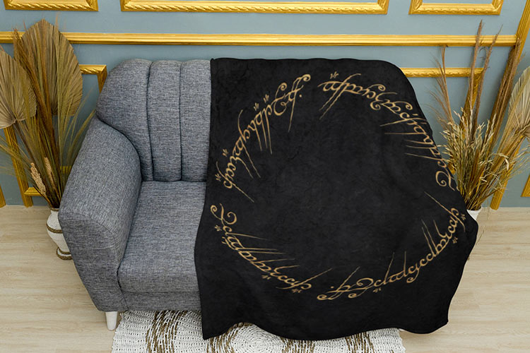 Чорний плед Надписи Black plaid Inscription