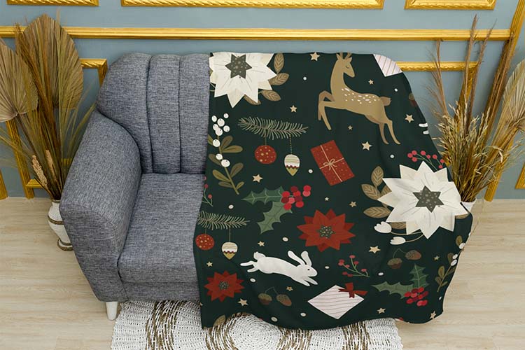 Cвятковий патерн з подарунками Festive Pattern with Gifts