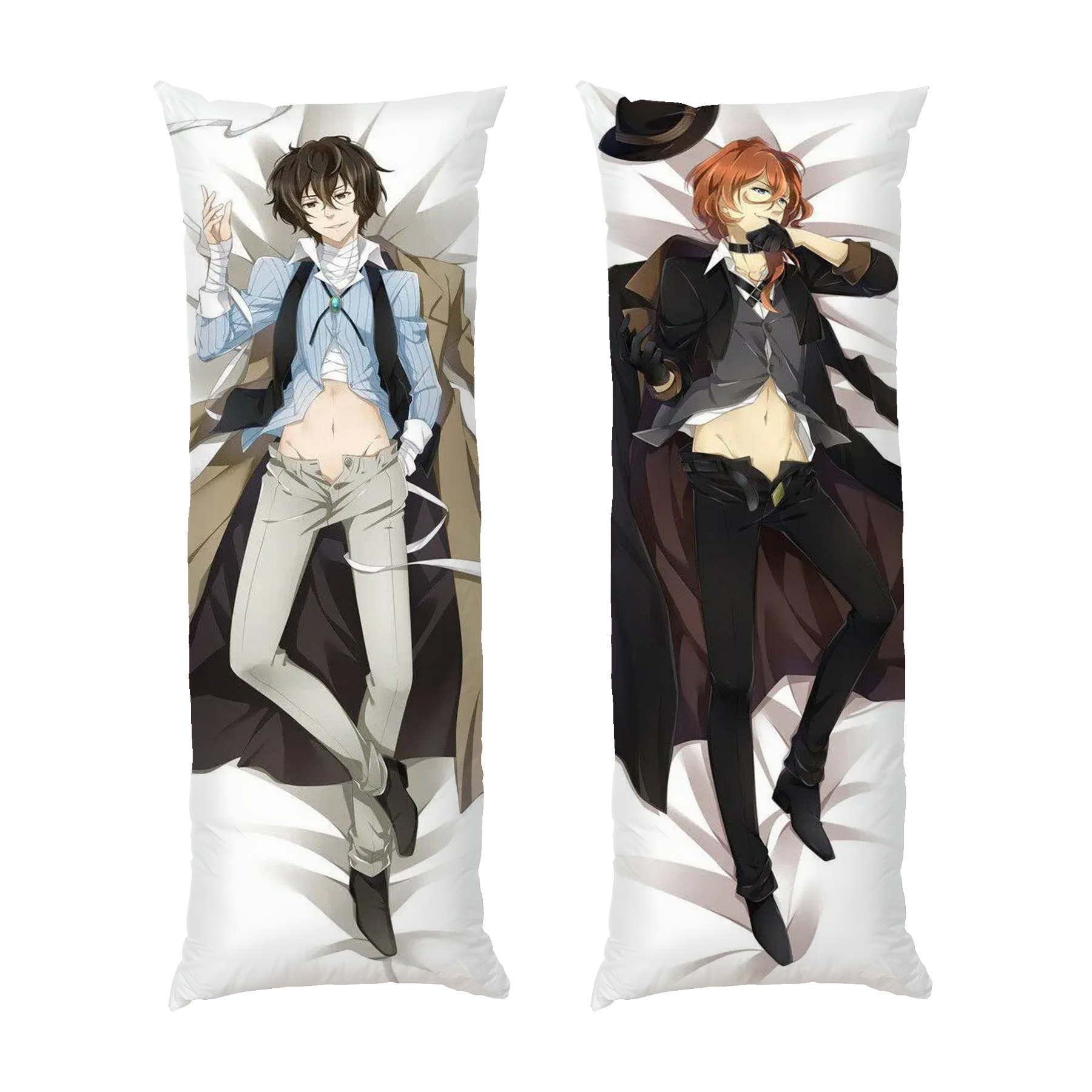 Дазай та Чуя Великі з бродячих псів Дакімакура Dazai and Chuya Bungo Stray Dogs Dakimakura