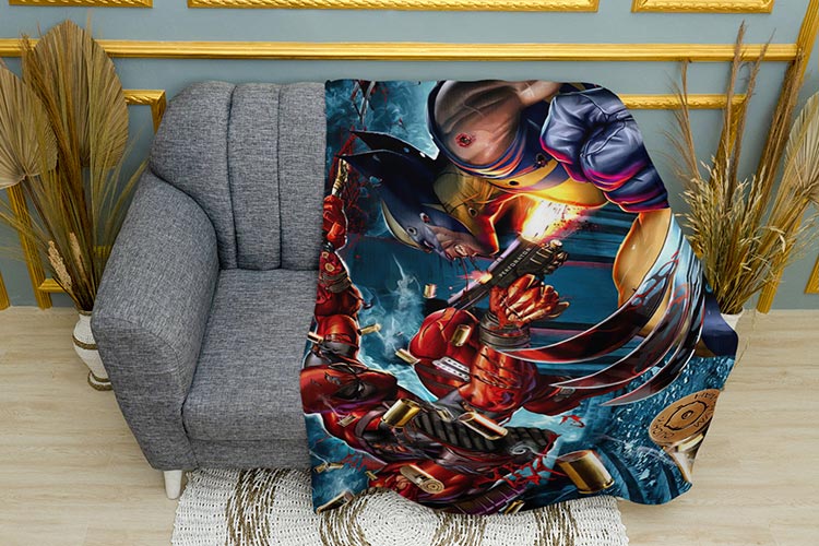 Дедпул проти Росомахи Битва Арт Deadpool vs Wolverine Battle Art