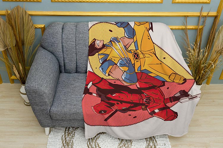 Дедпул та Росомаха Друзі Серце Deadpool and Wolverine Friends Heart