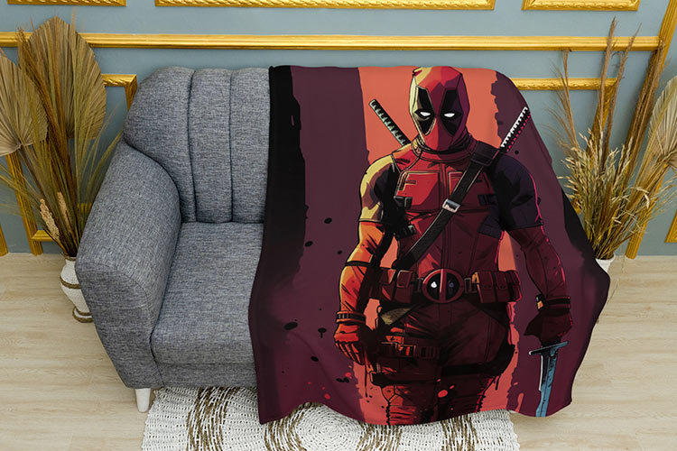Дедпул з мечем Малюнок Комікс Марвел Deadpool with a sword Art Comic Marvel