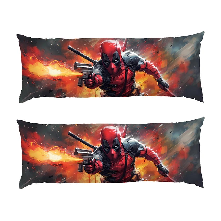 Дедпул з пістолетом Малюнок Deadpool with a gun Art