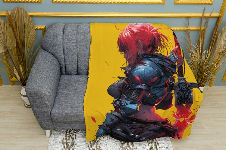 A girl with a sword Anime