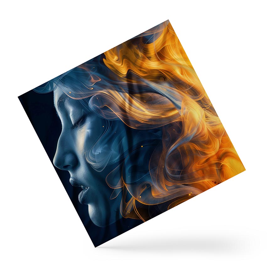 Дівчина Україна Полум'я Girl Ukraine Flame