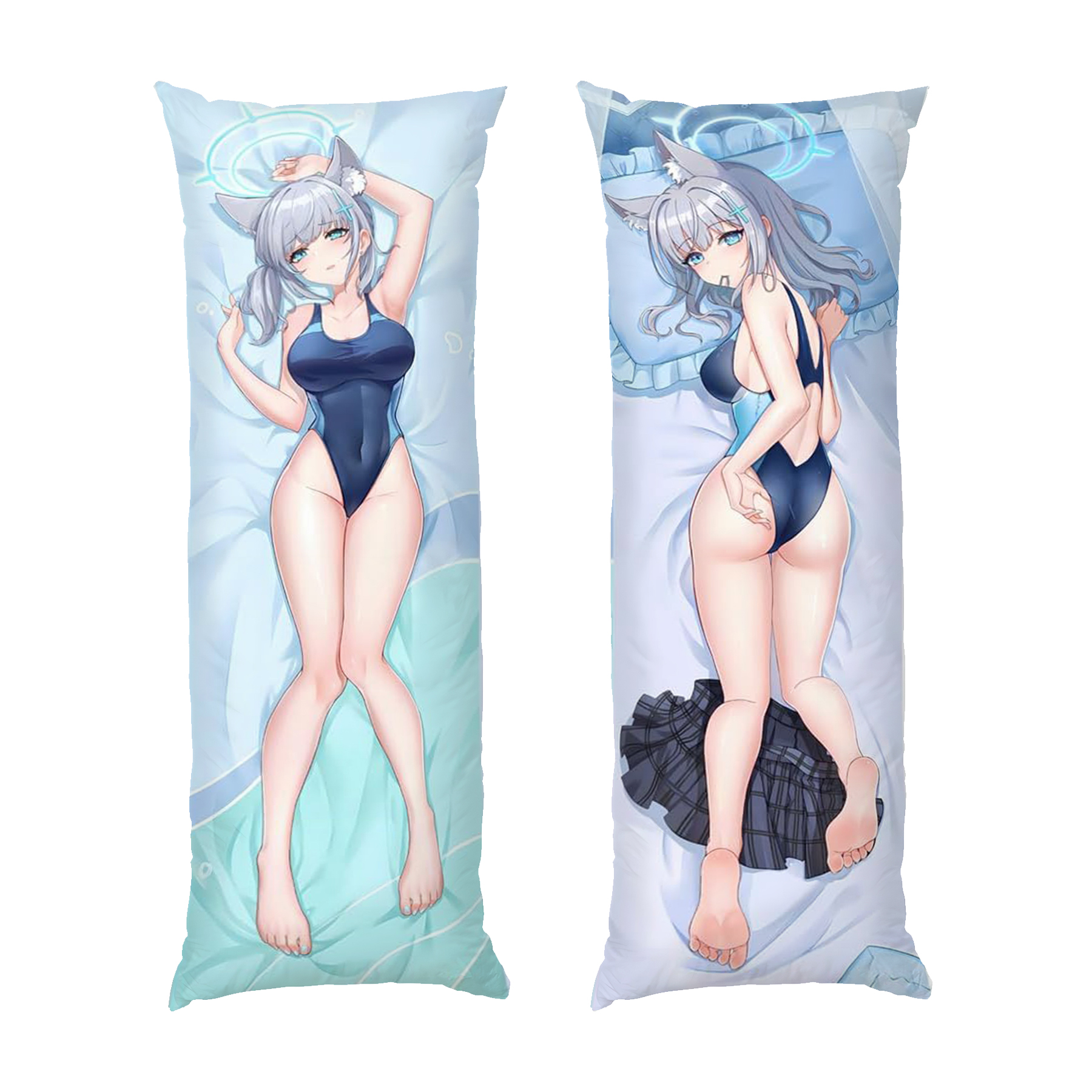 Дівчинка в купальнику Подушка дакімакура Арт A girl in a swimsuit Dakimakura pillow Art