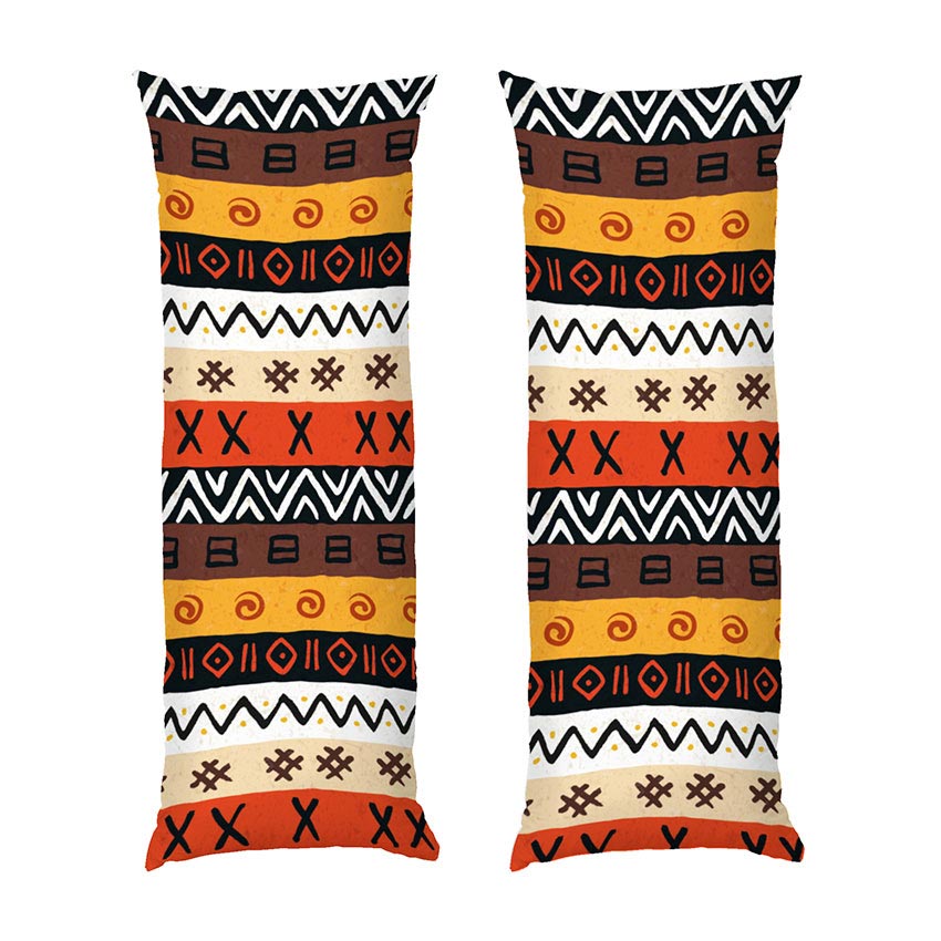 Етнічний візерунок поморанчевий