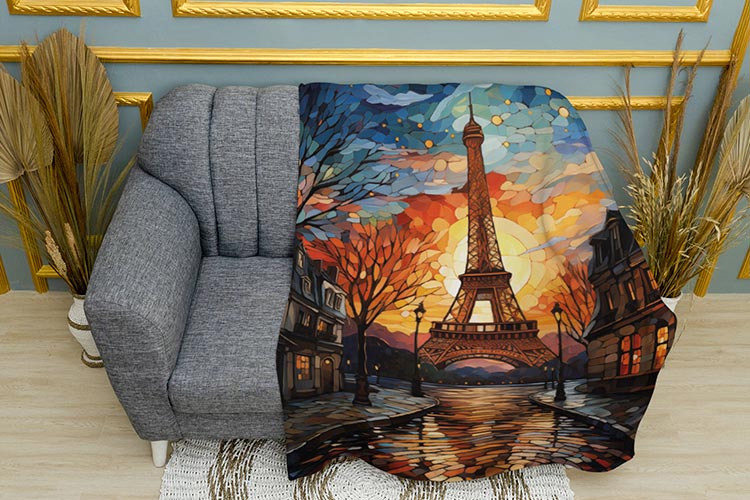 Eiffel Tower mosaic Eiffle Tower mosaic art