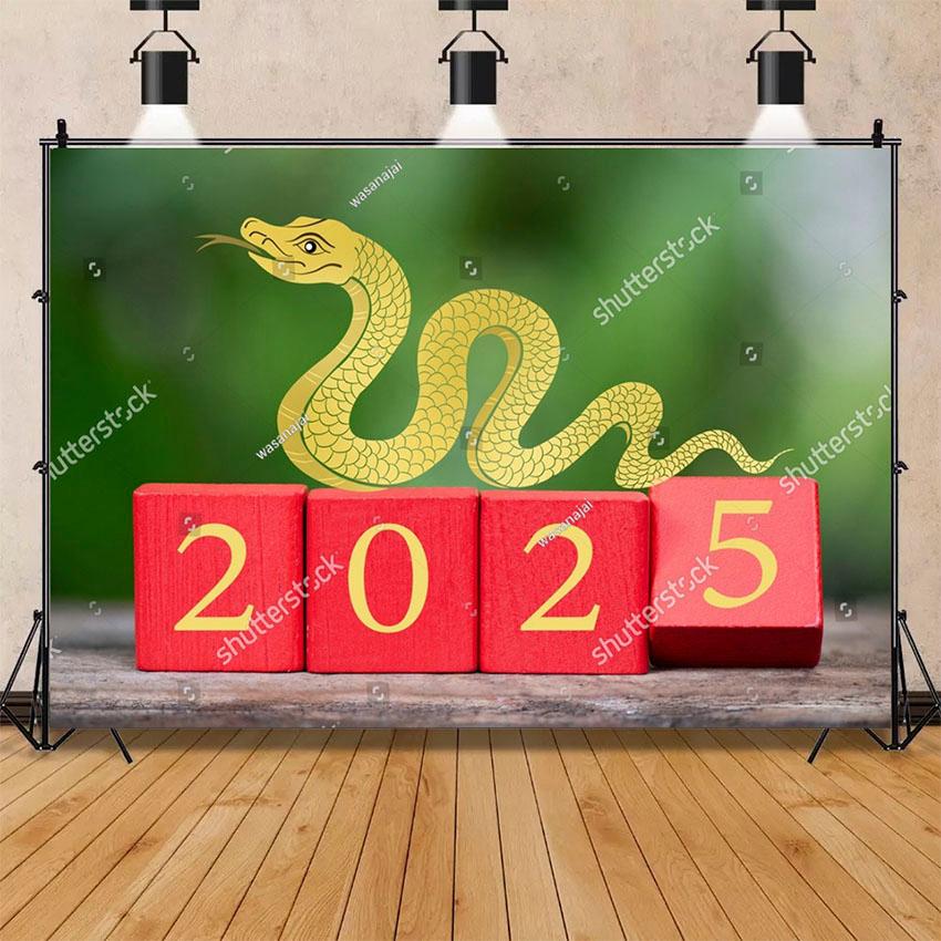 Background for the photo zone at the Year of the Snake«