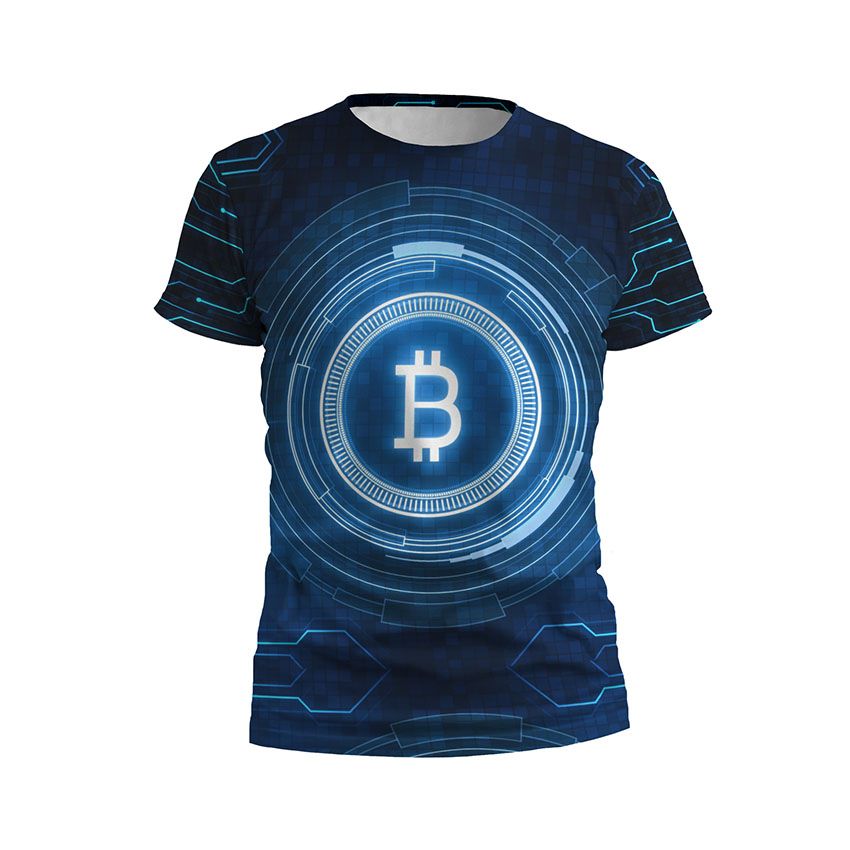 Футболка дитяча спортивна Біткойн Технології майбутнього Bitcoin Future Technologies