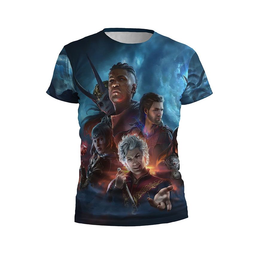 Футболка дитяча спортивна Брама Балдура 3 Головні герої Baldur’s Gate 3 Main characters