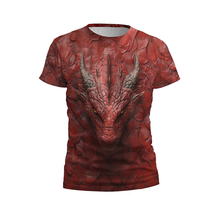 Футболка дитяча спортивна Червоний дракон Red Dragon