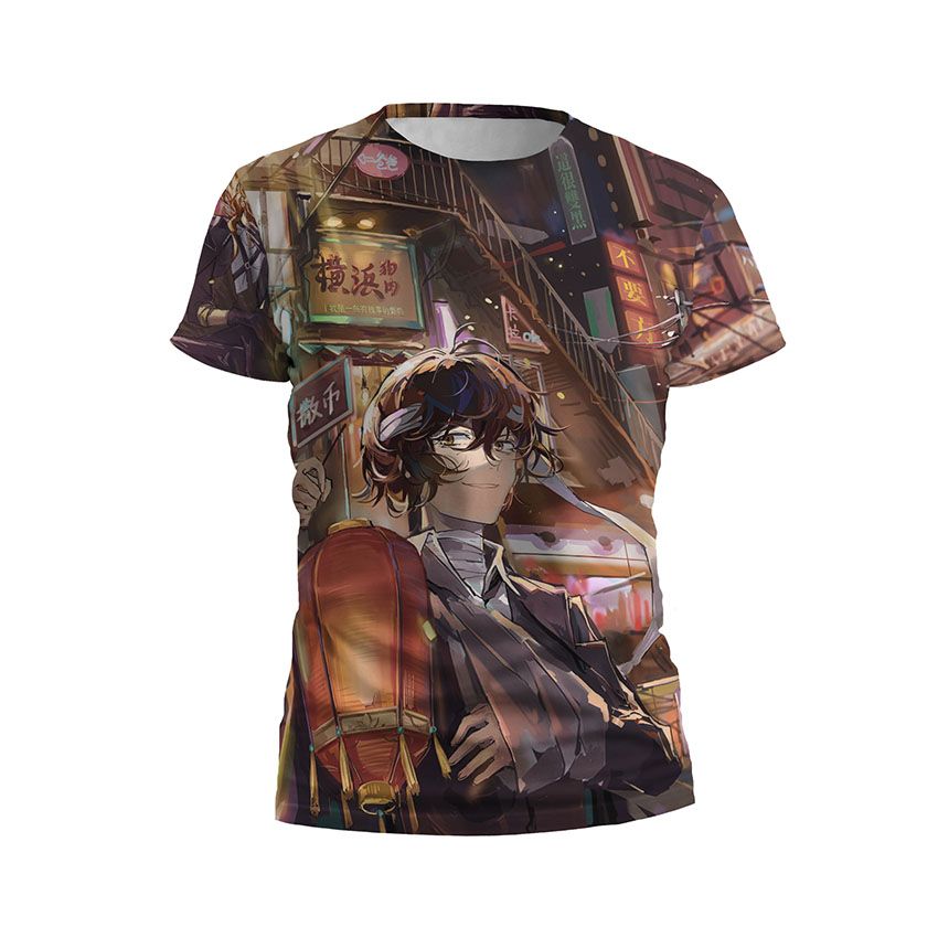 Футболка дитяча спортивна Дазай та Чуя Літературні генії Бродячі Пси Dazai and Chuuya Bungo Stray Dogs