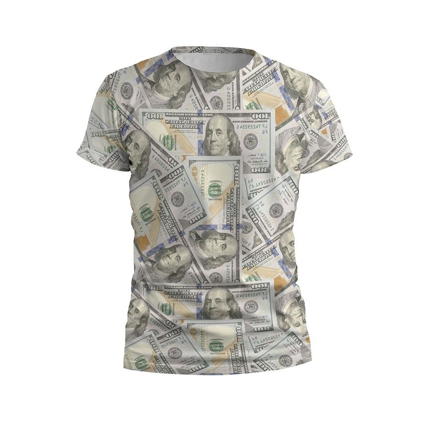 Футболка дитяча спортивна Долари Безкінечні купюри Dollars Endless Bills