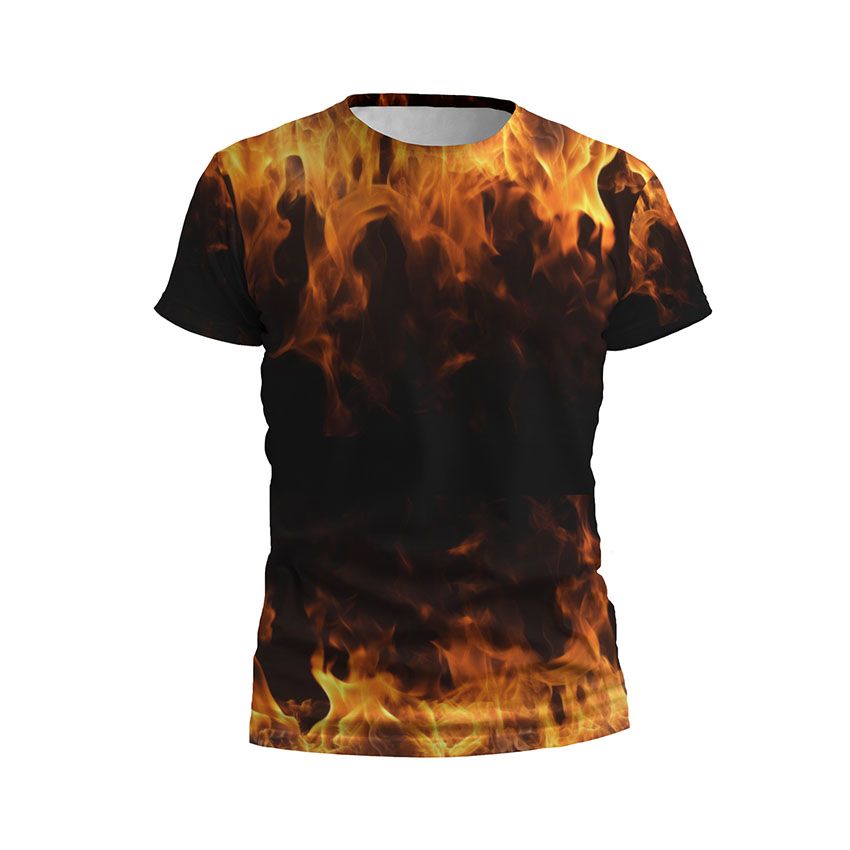 Футболка дитяча спортивна Дике полумя Wild Flame помаранчевий