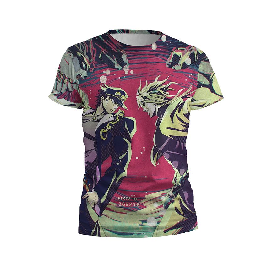 Футболка дитяча спортивна ДжоДжо та Діо Химерні пригоди ДжоДжо Jojo and Dio JoJo’s Bizarre Adventure