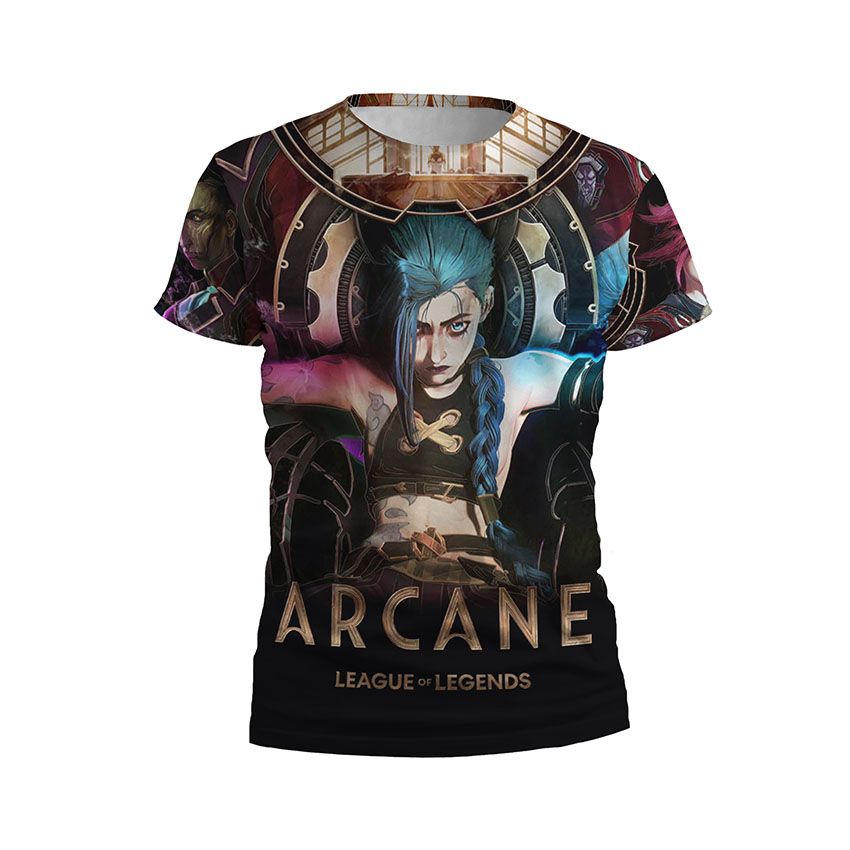 Футболка дитяча спортивна Джинкс Тінь Пілтоверу Аркейн Jinx Shadow of Piltover Arcane