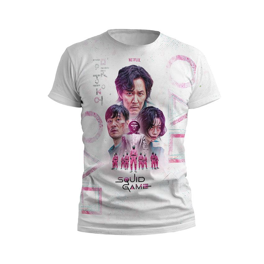 Футболка дитяча спортивна Гра в кальмара Учасники гри Squid Game Game Contestants