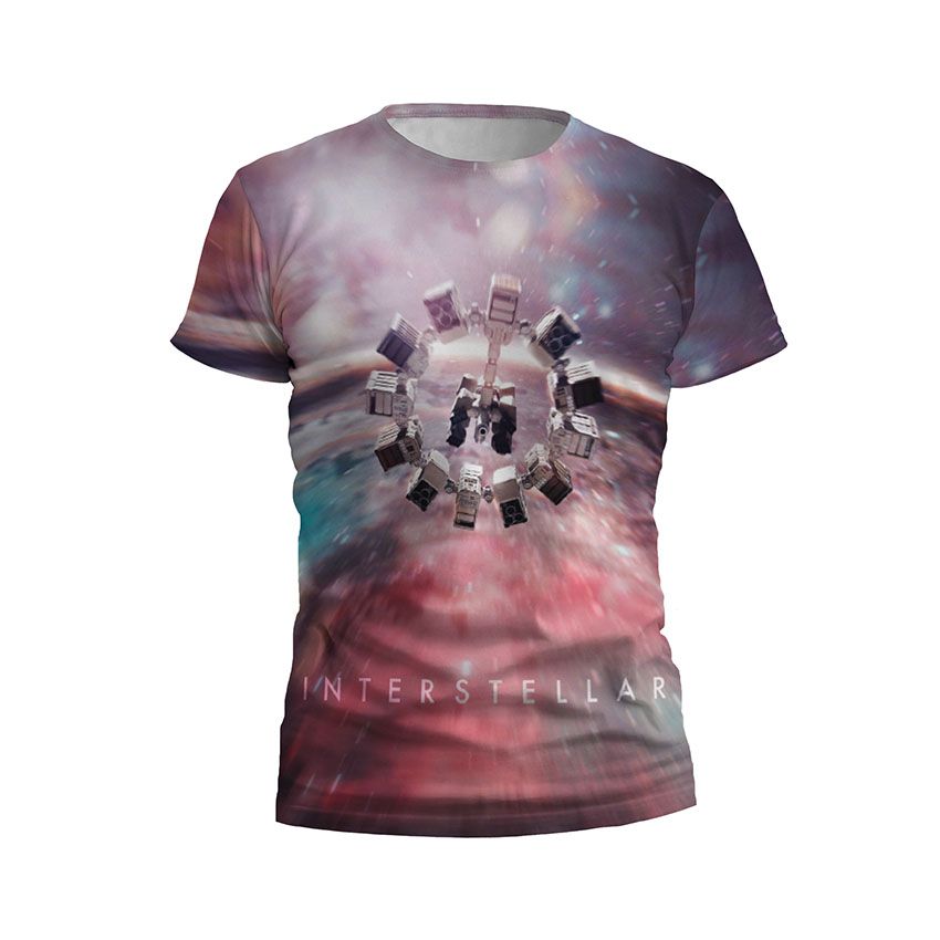 Футболка дитяча спортивна Інтерстеллар Супутник у космосі Interstellar Satellite in space
