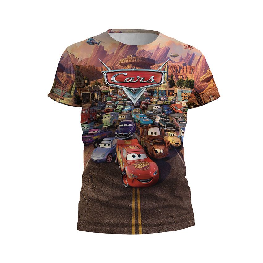 Футболка дитяча спортивна Команда МакКвіна Тачки McQueen's Crew Cars