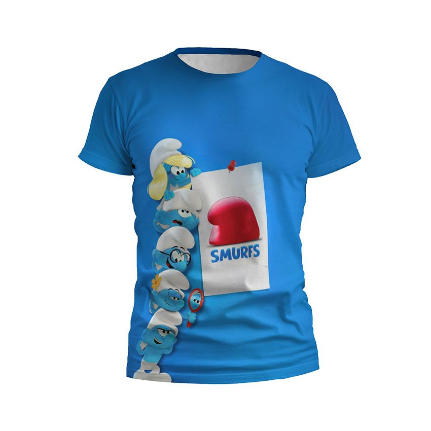 Футболка дитяча спортивна Команда Смурфів Smurfs Team