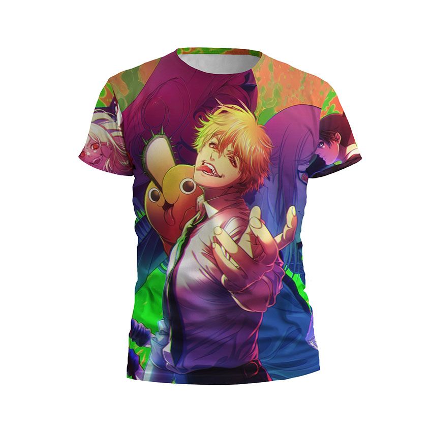 Футболка дитяча спортивна Людина-бензопила Демонічна харизма Chainsaw Man Demonic Charisma