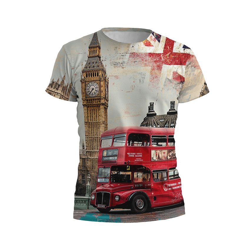 Футболка дитяча спортивна Лондон Вінтажний стиль London Vintage style