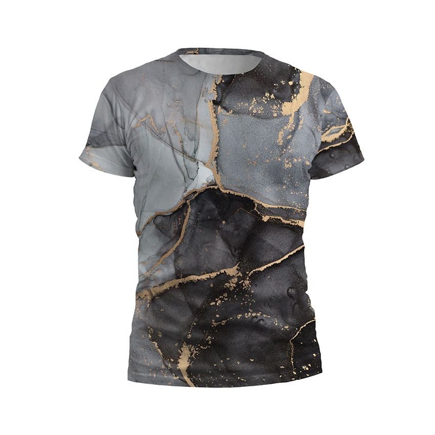 Футболка дитяча спортивна Мармур сірий Gray marble