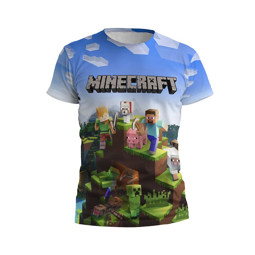 Футболка дитяча спортивна Майнкрафт Популярна комп’ютерна гра Minecraft Popular computer game