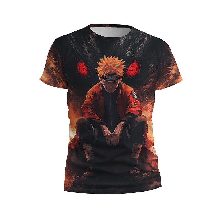 Футболка дитяча спортивна Наруто Сила вогню Naruto Fire Power