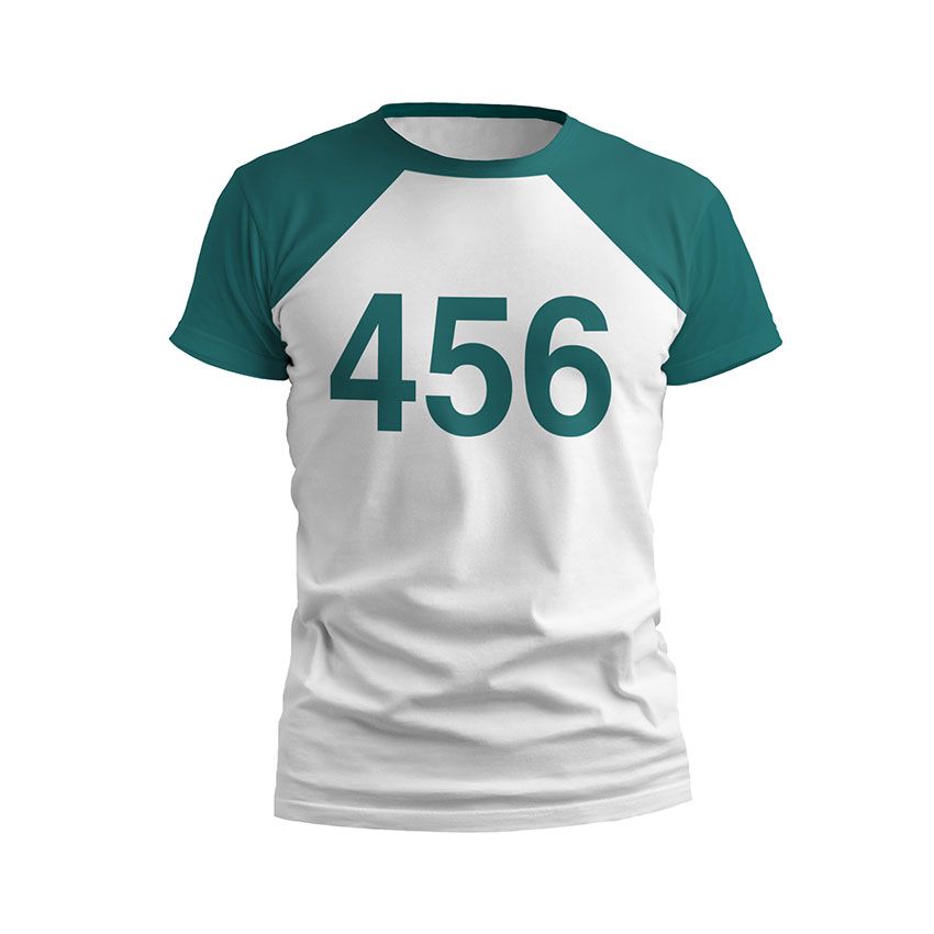 Футболка дитяча спортивна Номер гравця Гра в кальмара Player number Squid game