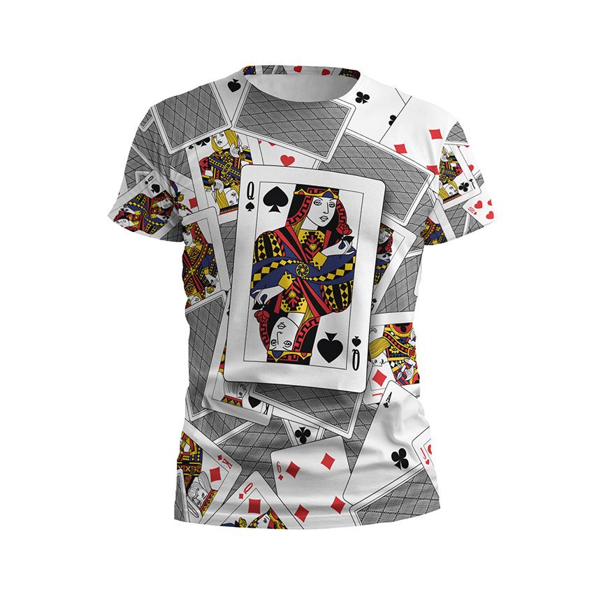 Футболка дитяча спортивна Пікова Дама Карти хаосу Queen of Spades Cards Chaos