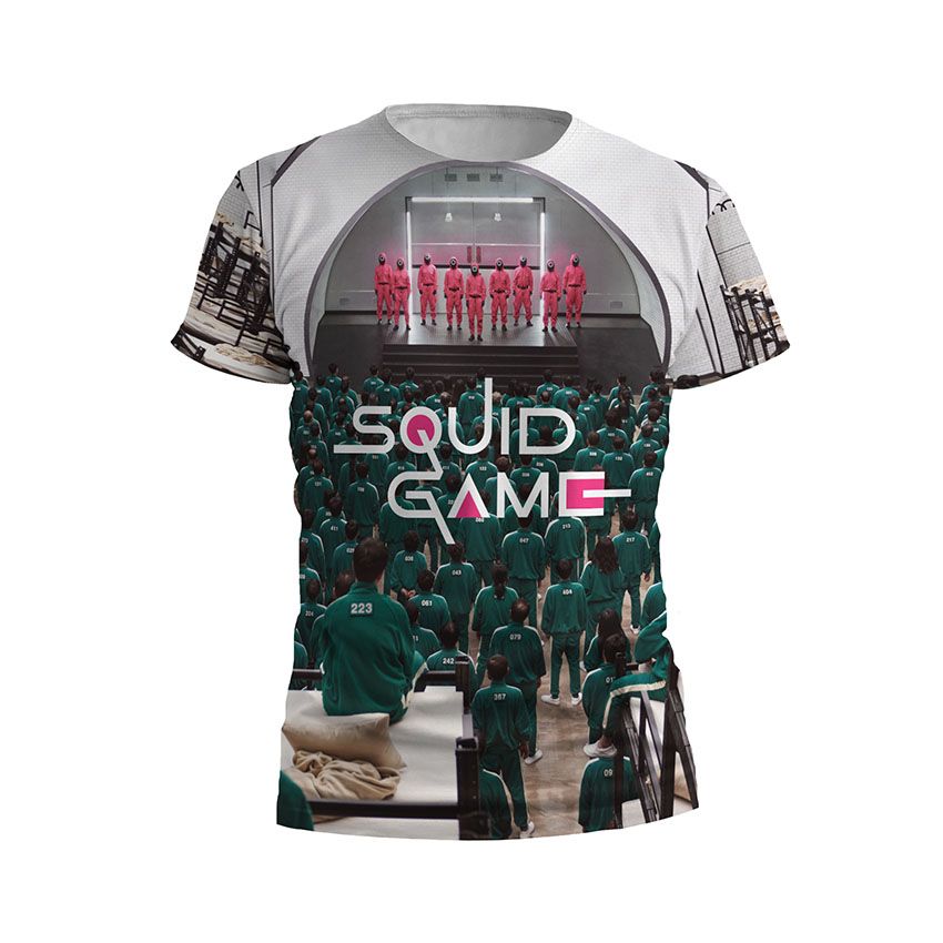 Футболка дитяча спортивна Початок гри Гра в кальмара Game Begins Squid Game